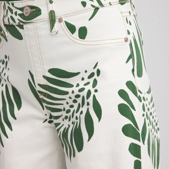 NWT CHICO'S pia palms pull on wide leg crop pants (3/US16) - Picture 7 of 8